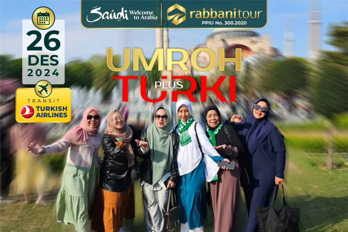 umroh plus turki, umroh plus turki cappadocia, umroh plus turki salju, rabbanitour, travel umroh