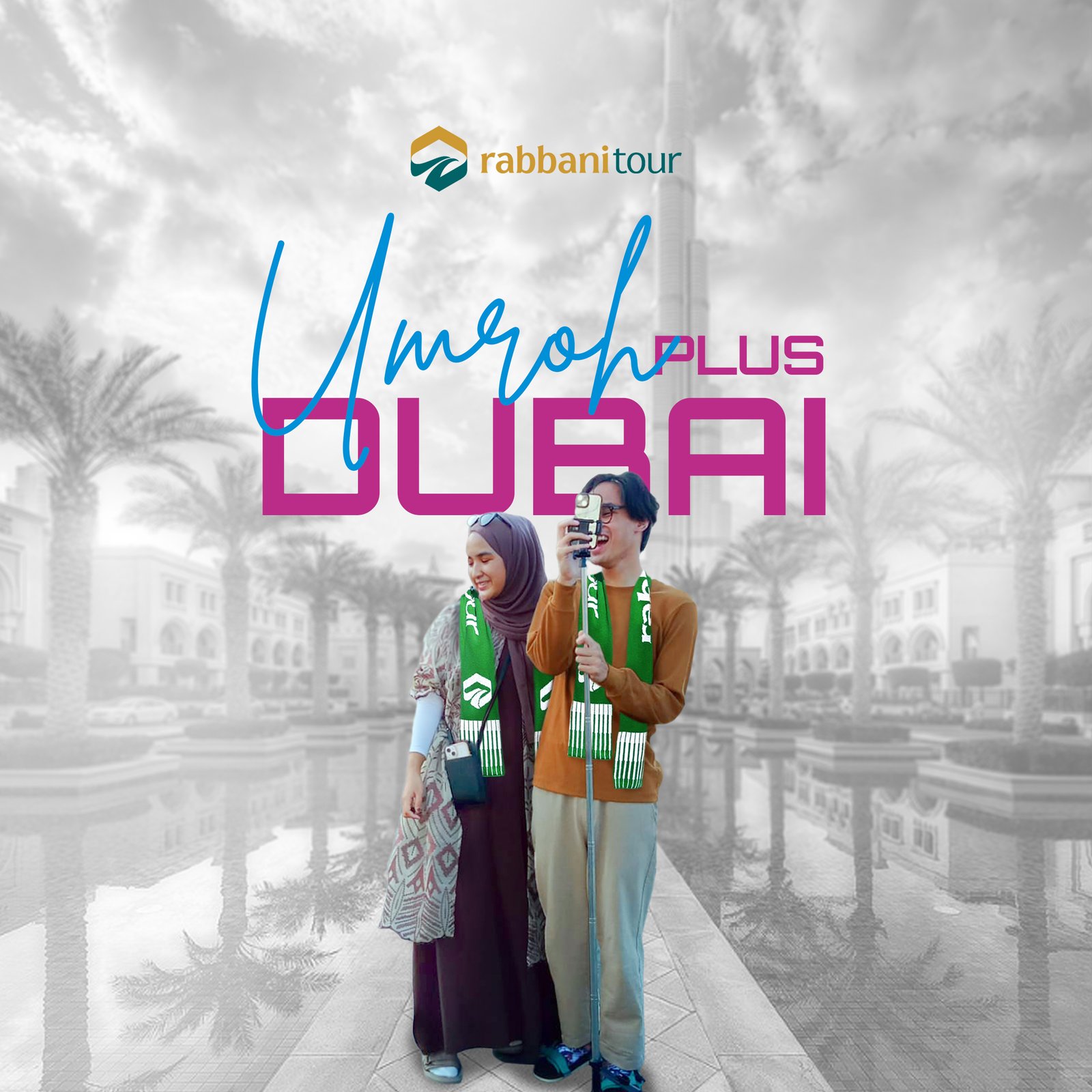 umroh plus dubai, travel umroh, rabbanitour, umroh plus